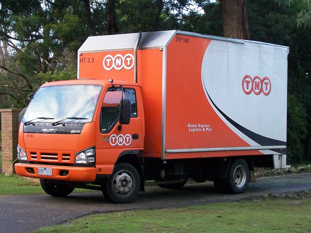 TNT Express freight van, Melbourne, Australia